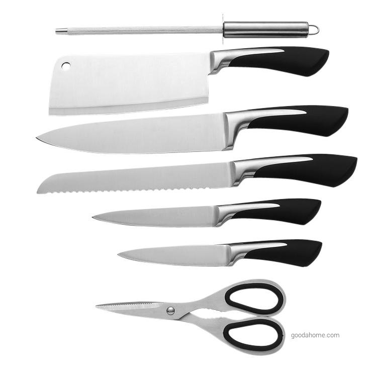 5-teiliges Küchenmesser-Set aus Edelstahl